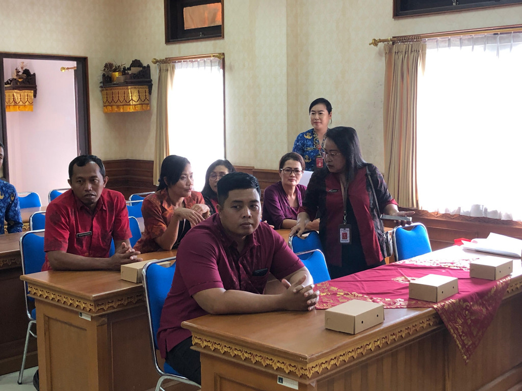 Kunjungan Sekretariat Daerah Pemerintah Kabupaten Bangli ke Dinas Kearsipan dan Perpustakaan  Kabupaten Badung